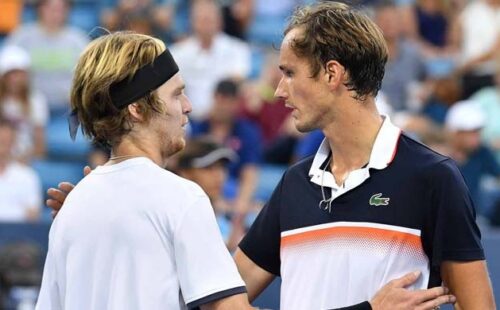 Букмекеры оценили шансы Рублёва и Медведева на итоговом турнире ATP