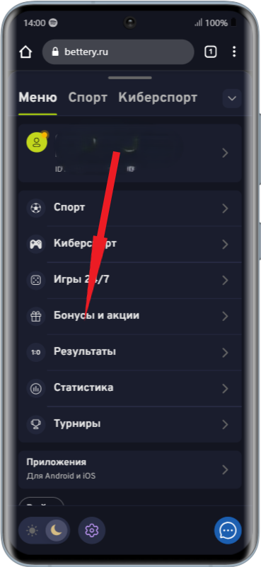 Узнать сумму фрибета