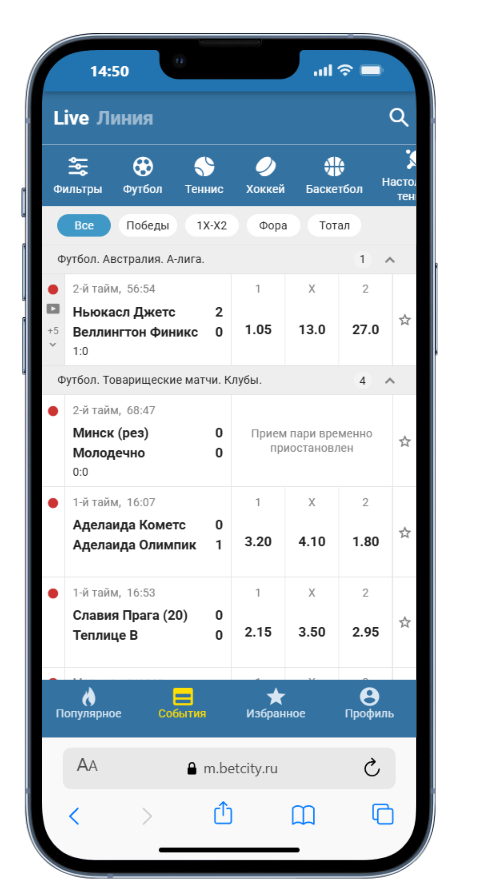 ставки Бетсити