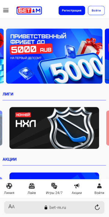 основное окно