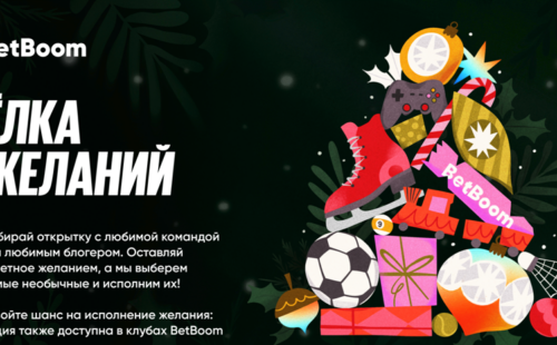 Стартовала акция «Ёлка желаний» от BetBoom