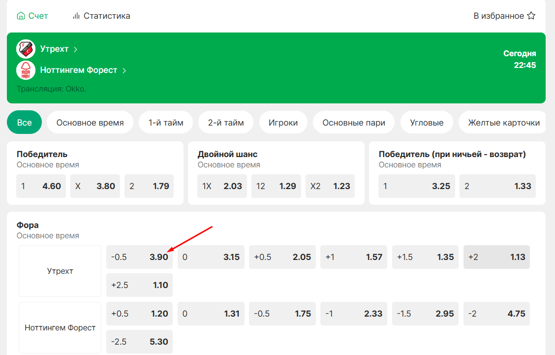 сделать ставку