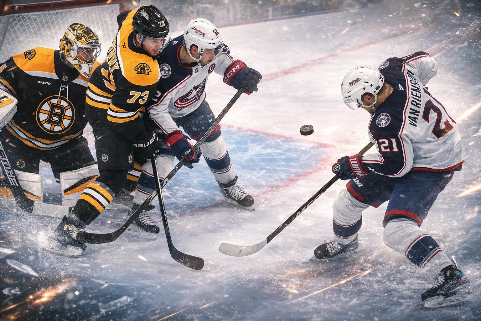 Бостон Брюинз — Коламбус Блю Джекетс прогноз на матч 27 февраля 2026