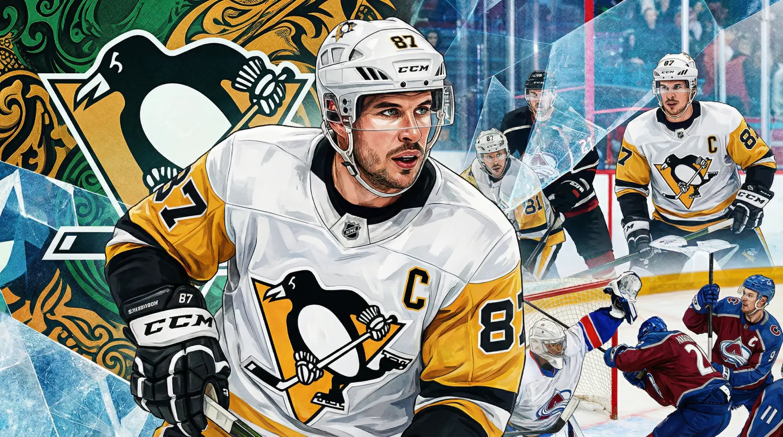 Колорадо Эвеланш — Питтсбург Пингвинз: где смотреть матч НХЛ и во сколько начало