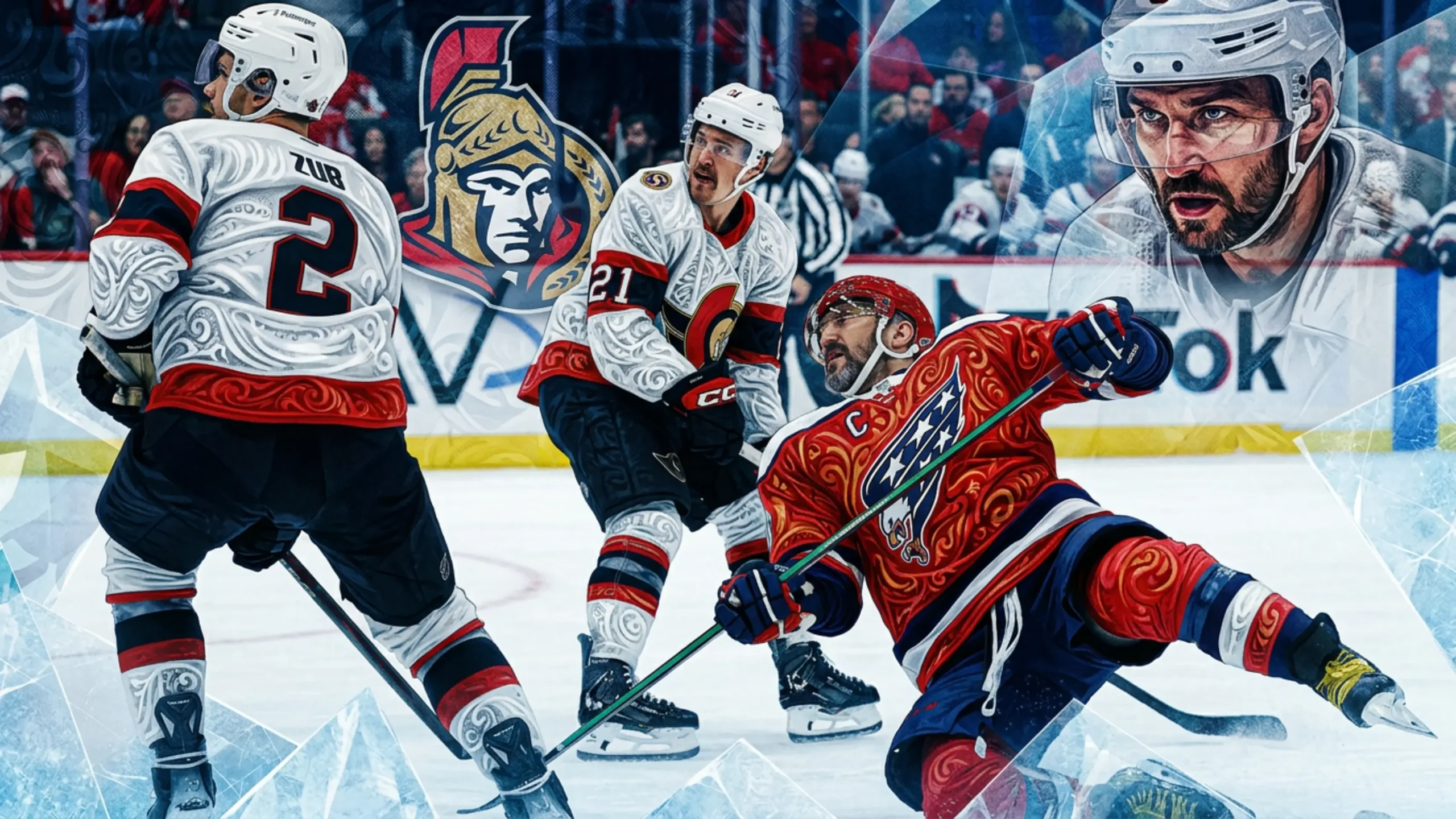 Вашингтон Кэпиталз — Оттава Сенаторз: где смотреть прямой эфир матча НХЛ