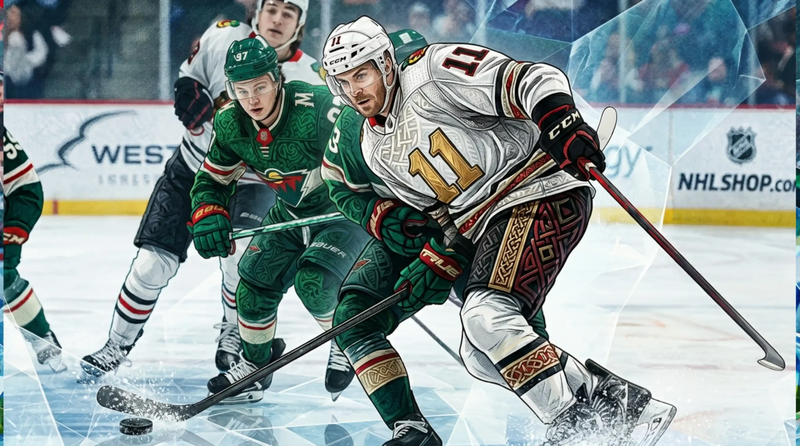 Миннесота Уайлд — Чикаго Блэкхоукс: где смотреть прямой эфир матча НХЛ