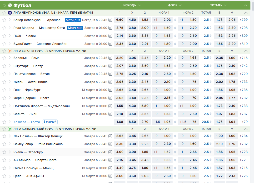 ставки на спорт