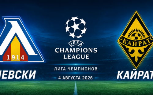 Левски — Кайрат прогноз на Лигу чемпионов 4 августа 2026 года