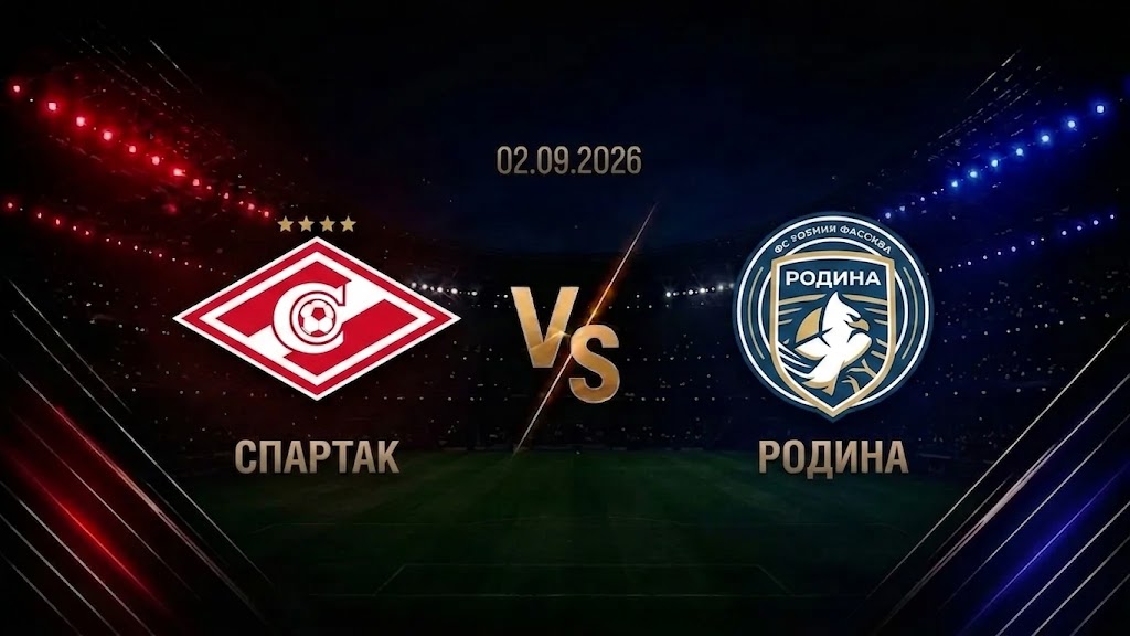 Спартак — Родина: смотреть трансляцию матча