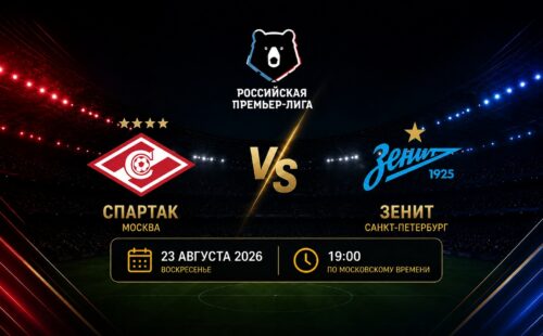 Спартак — Зенит: смотреть трансляцию матча