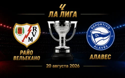 Райо Вальекано — Алавес прогноз на матч Ла Лиги 20 августа 2026 года