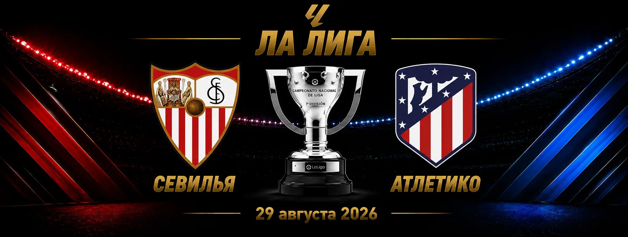 Севилья — Атлетико прогноз на матч Ла Лиги 29 августа 2026 года