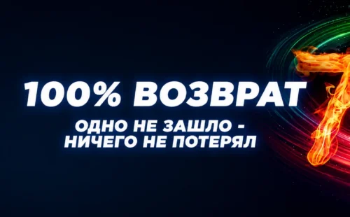 100% возврат экспресса в Melbet
