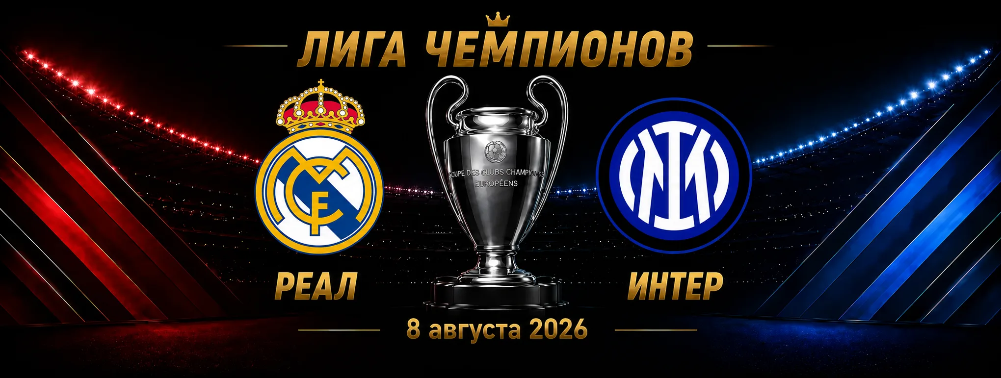Реал — Интер прогноз на Лигу чемпионов 8 сентября 2026 года