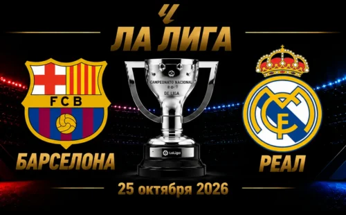 Барселона — Реал Мадрид прогноз на Ла Лигу 25 октября 2026 года